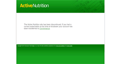 Desktop Screenshot of activenutrition.genesant.com